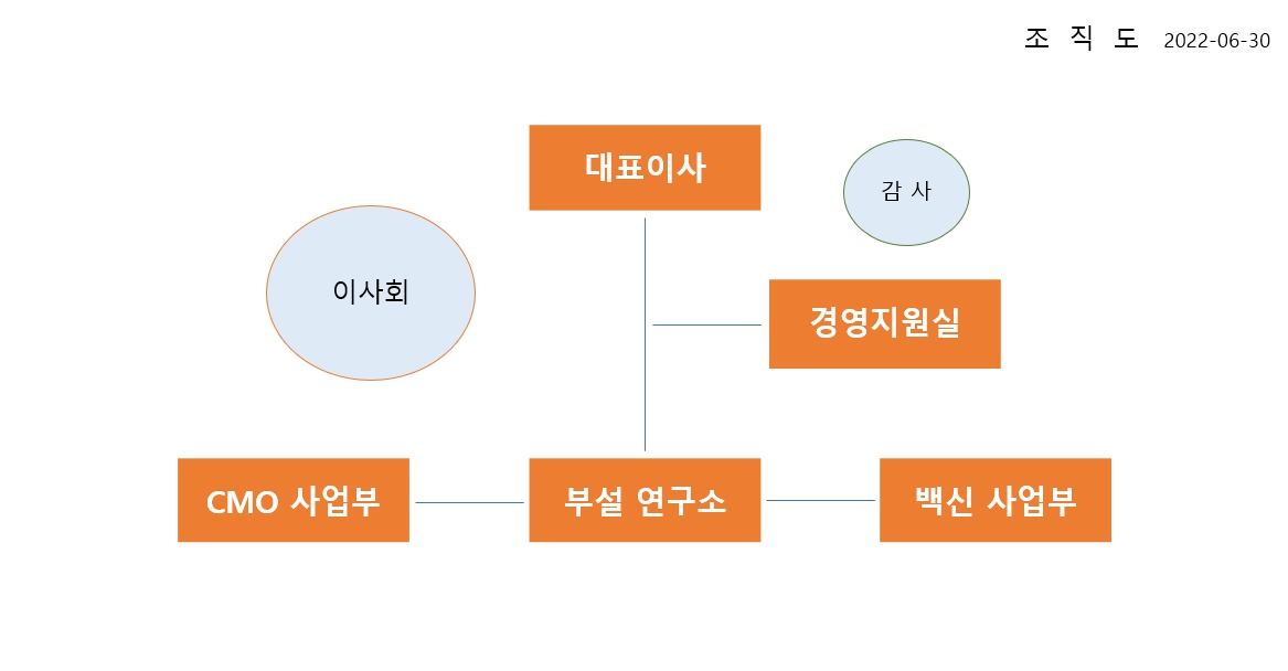 이미지: (주)에스엠피 조직도