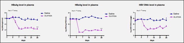 이미지: 그림. AAV, HBV 간염 마우스 모델에서 B형 간염 항원 및 HBV DNA 억제 효능 확인