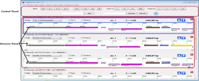 이미지: CLgenomics 결과 화면 예시