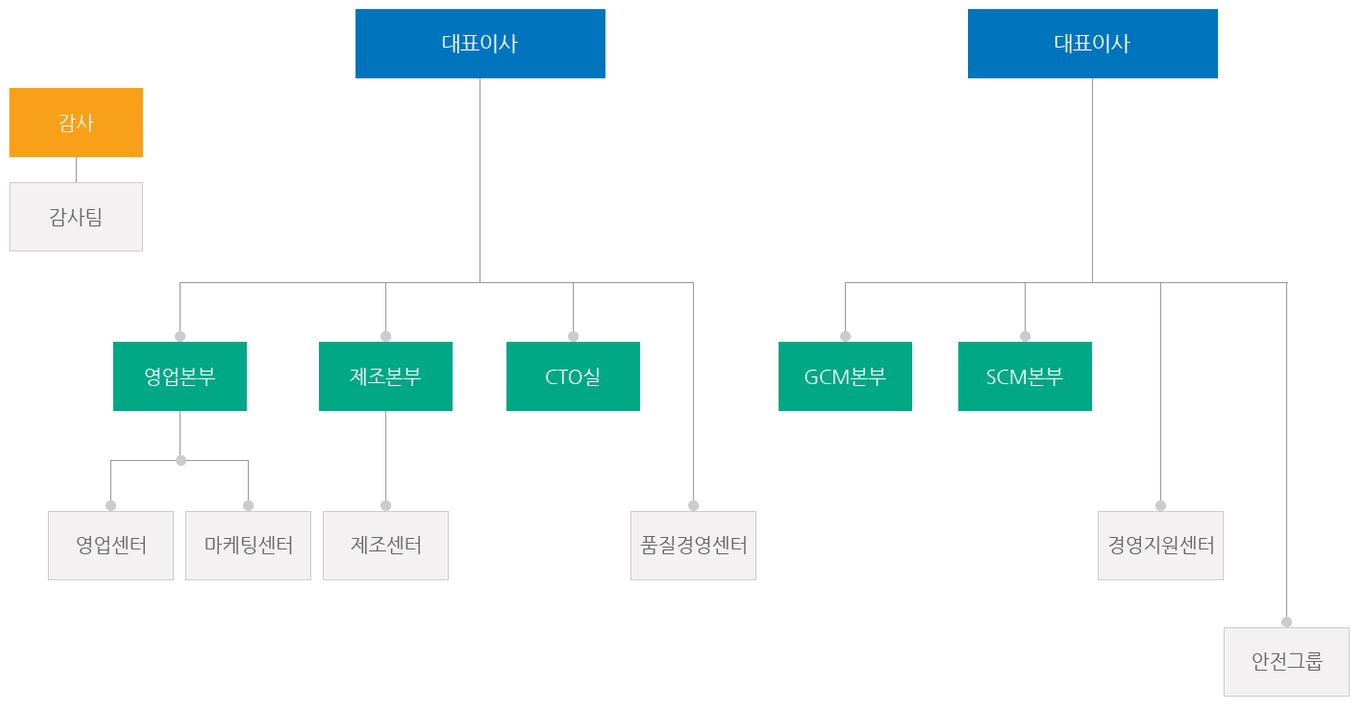 이미지: 심텍 조직도(2023.06)