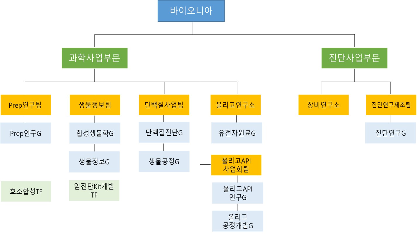 이미지: 연구개발 조직도