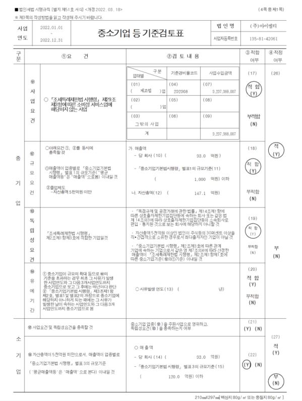 이미지: 중소기업등 기준검토표1