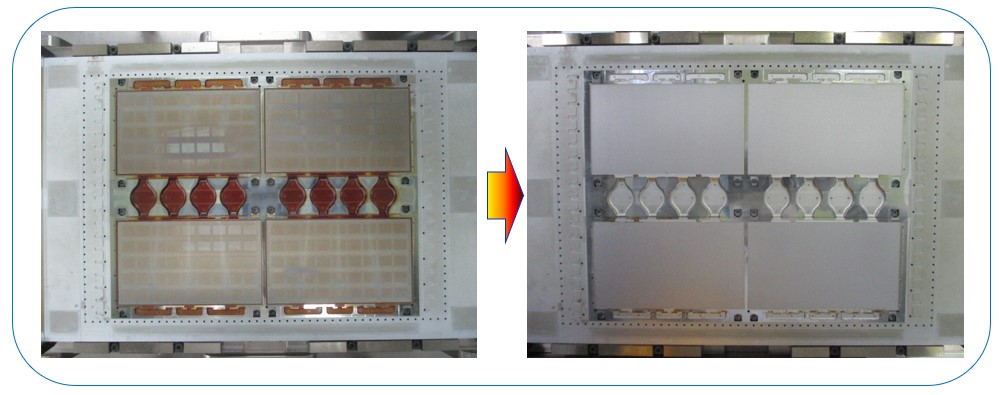 이미지: 패키지 레이저 세정 전후