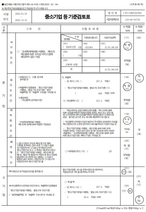 이미지: 중소기업기준검토표1