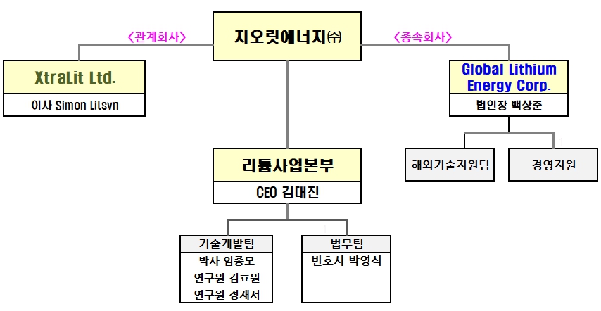 이미지: 신사업 관련 조직도