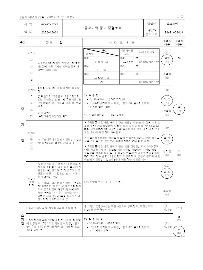 이미지: 중소기업기준검토표(2022)_(1)