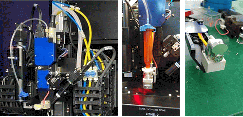 이미지: 하이브리드 나노젯 밸브제작 이미지 및 적용된 모습