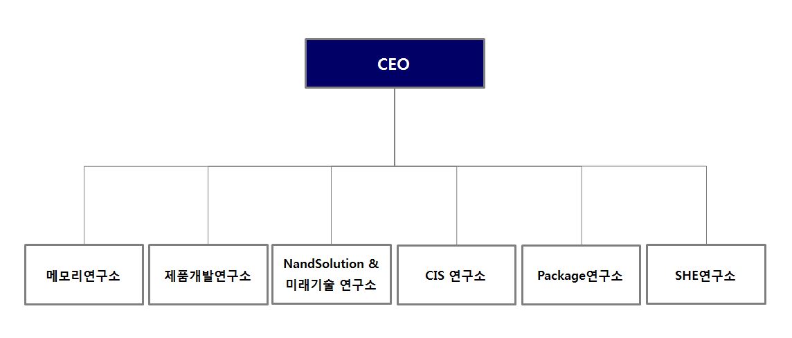 이미지: 연구개발 조직도