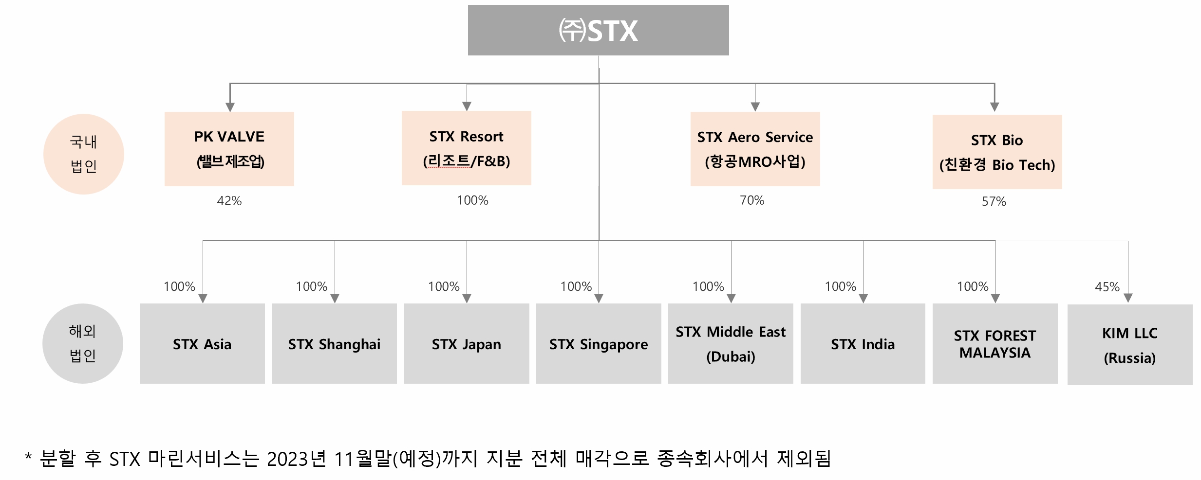 이미지: 분할 전 지배구조도