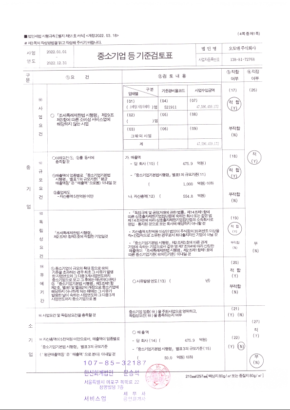 이미지: 중소기업기준검토표(2022년)_1