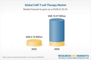 이미지: 사업의 개요 2,글로벌 car-t 시장 규모 (research and market(2023))