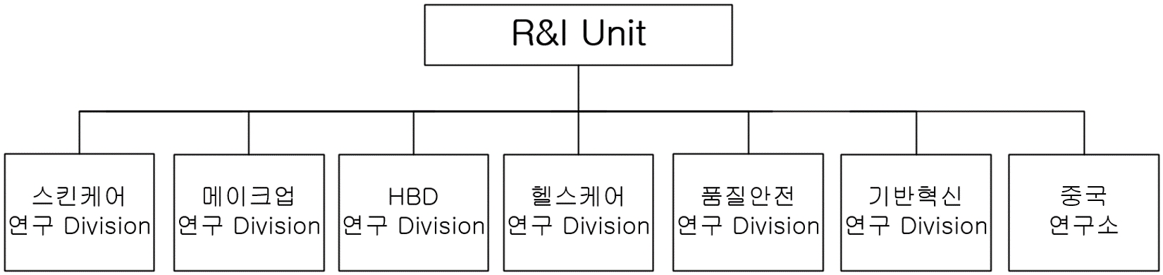 이미지: 연구개발담당조직도