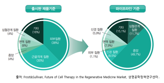 이미지: 세포지료제의 전환
