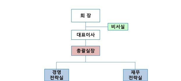 이미지: cr홀딩스 조직도 (2024.03)