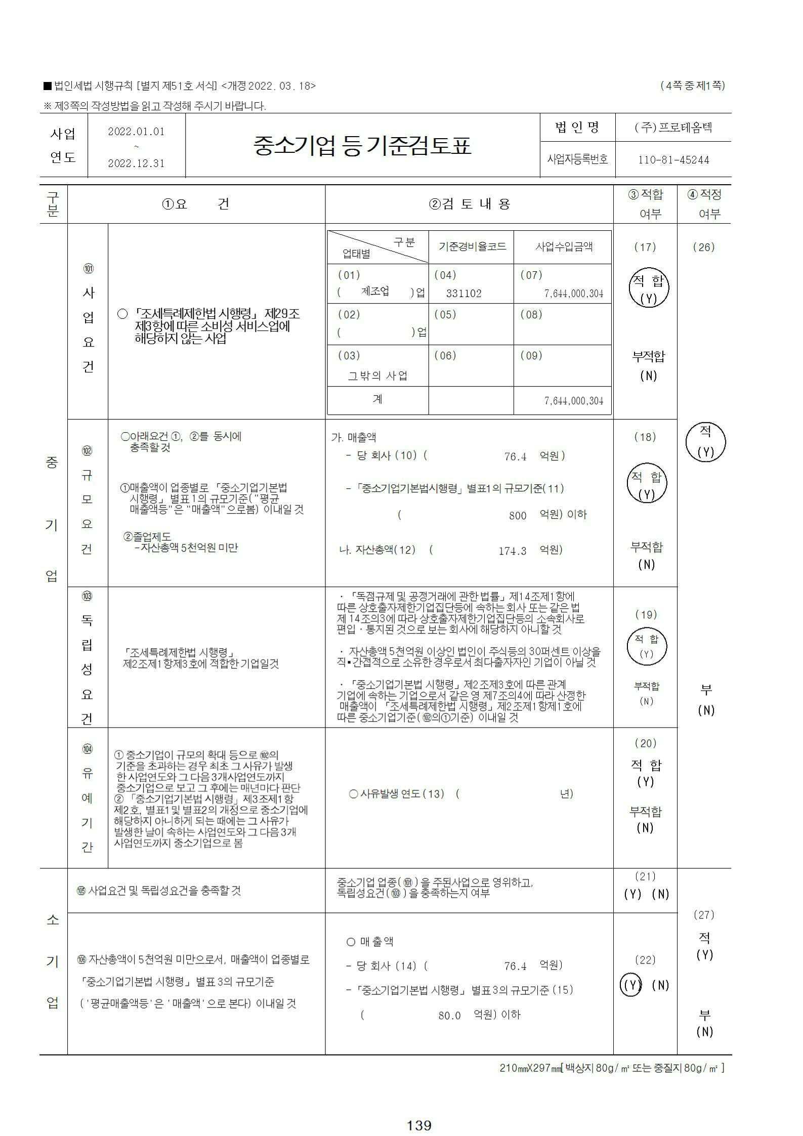 이미지: 중소기업 기준검토표_1