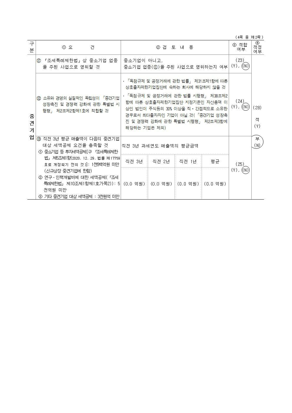 이미지: 중소기업 등 기준검토표 02