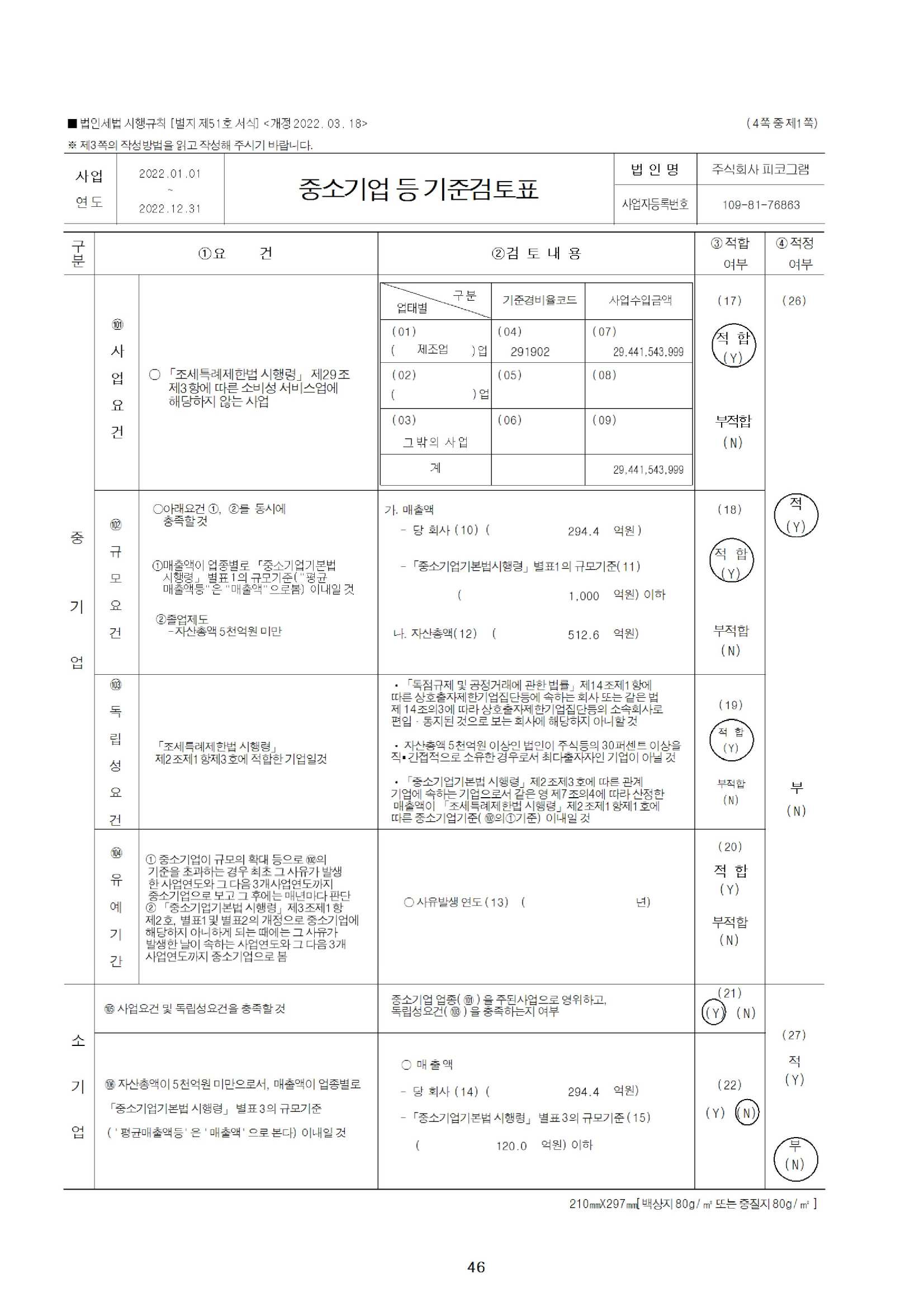 이미지: 중소기업기준검토표-1