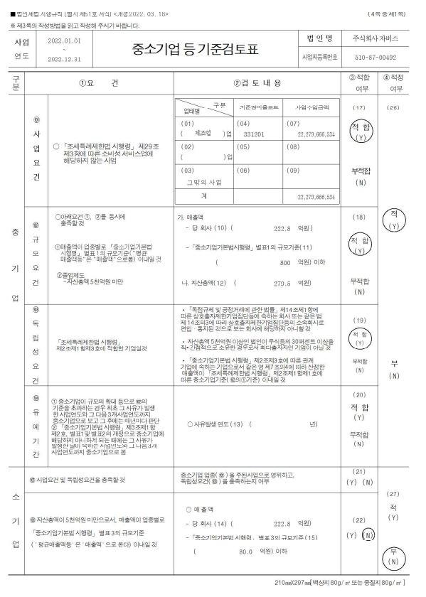 이미지: 중소기업 등 기준검토표_1