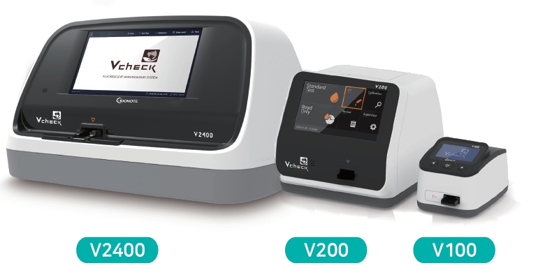 이미지: Vcheck F 장비 : V2400, V200 및 V100