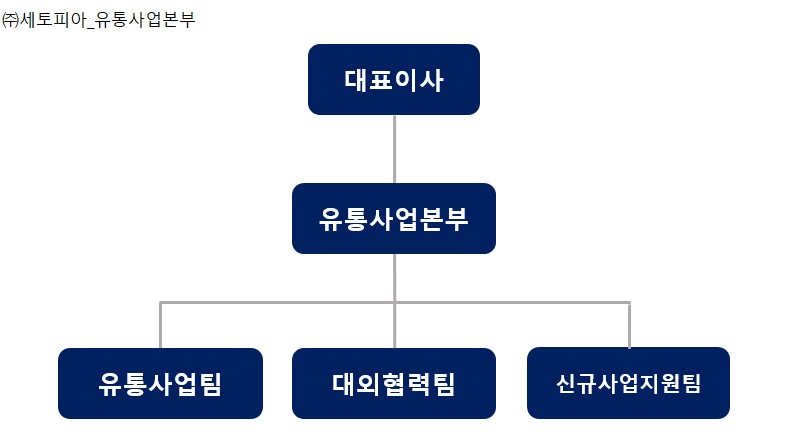 이미지: 조직도(유통사업본부)