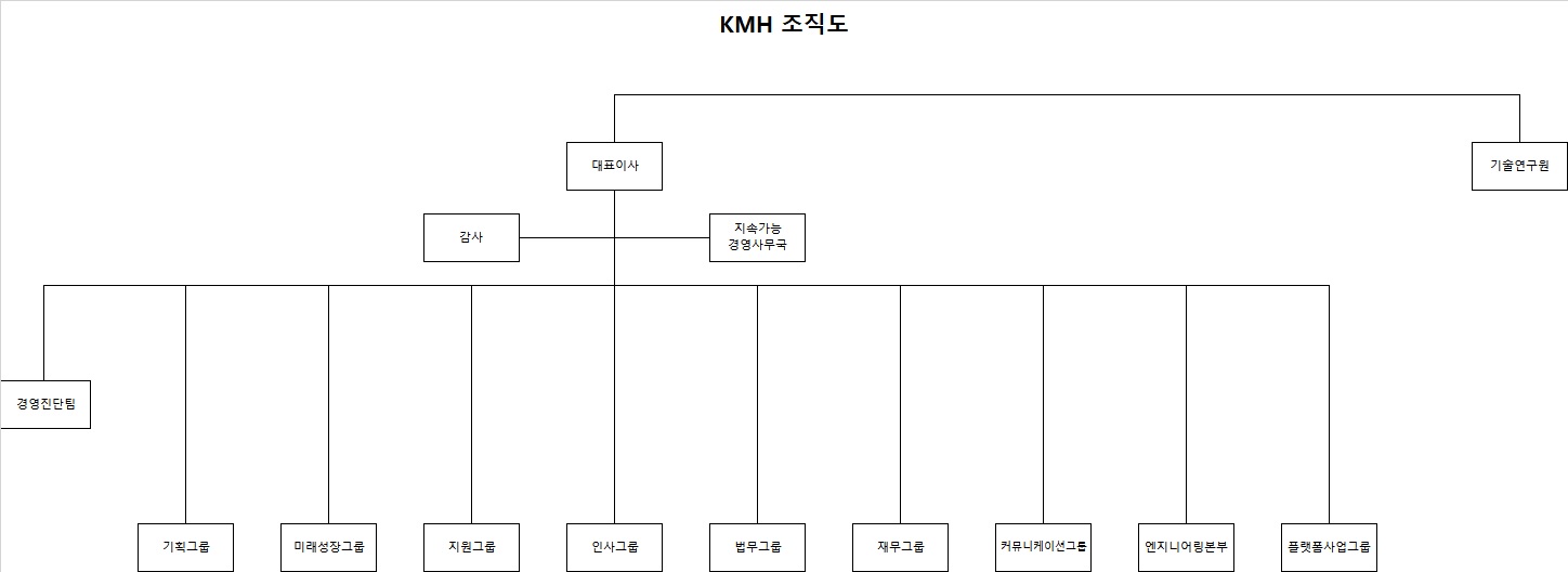 이미지: 콜마홀딩스 조직도(2024.03.31)