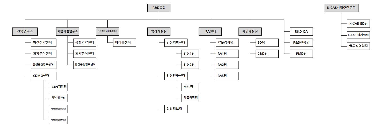 이미지: R&D조직도
