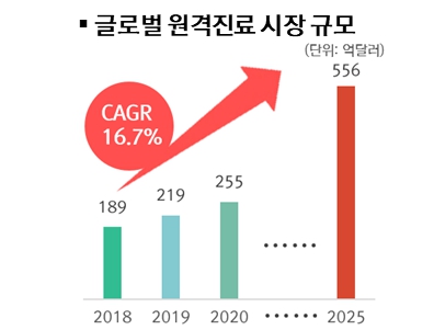 이미지: 2.글로벌 원격진료 시장규모