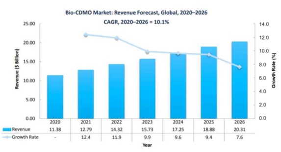 이미지: Bio CDMO 시장 규모