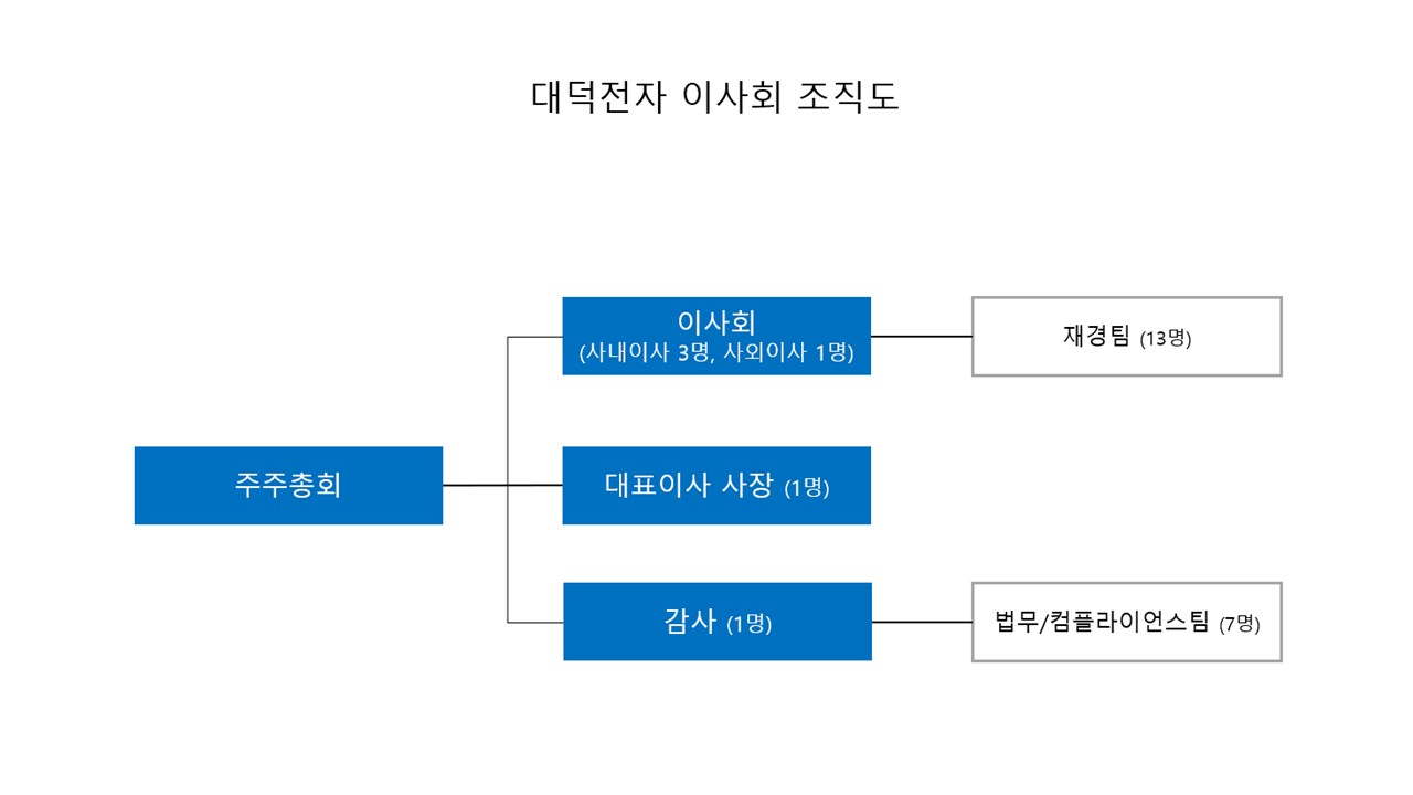 대덕전자] 기업지배구조 보고서 공시