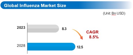 이미지: 인플루엔자 시장