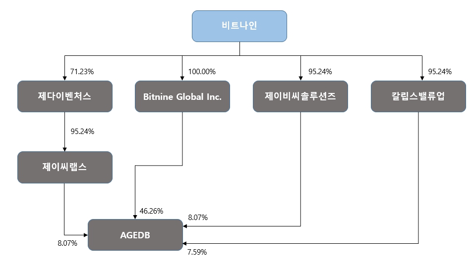 이미지: 종속기업 지배구조 현황