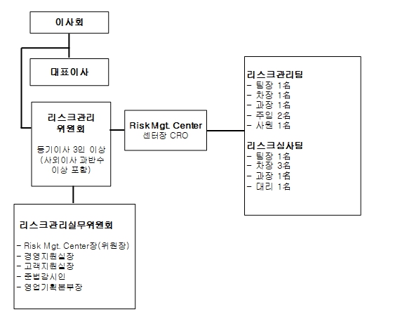 이미지: 리스크관리 조직