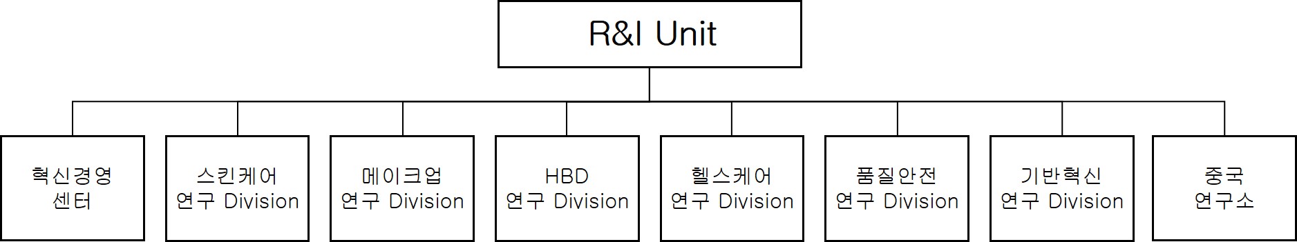 이미지: 연구개발담당조직도