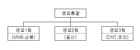 이미지: 판매조직도
