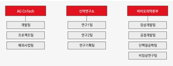 이미지: 연구소조직도(2020)
