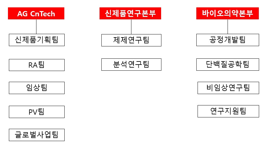 이미지: 연구개발 조직도