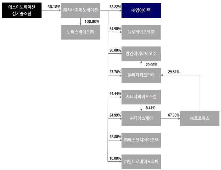 이미지: 계열회사 지분구조도 20240930