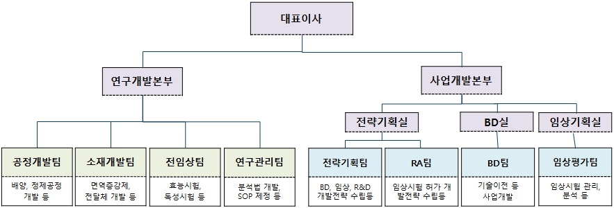 이미지: 연구개발 조직도
