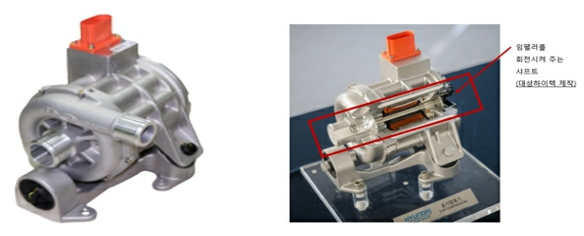 이미지: 수소차 블로우 및 샤프트, 출처: 대성하이텍