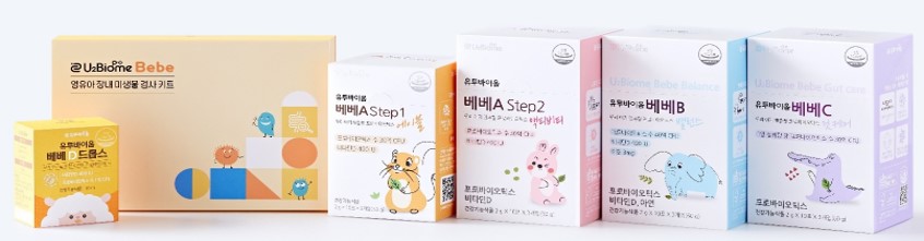 이미지: U2Biome Bebe 제품 라인업