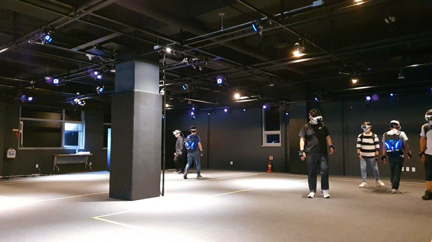 이미지: XR 화학사고 대응 훈련 모습