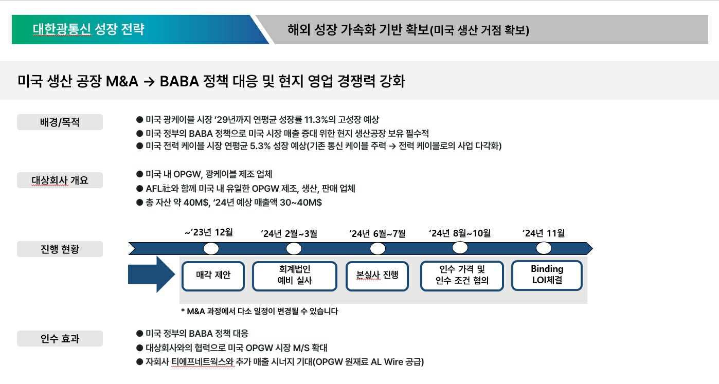 대한광통신] [정정]투자설명서
