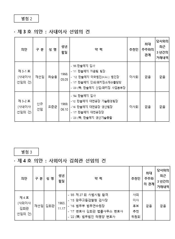 이미지: (한솔제지) 제10기 정기주주총회 소집통지서_4