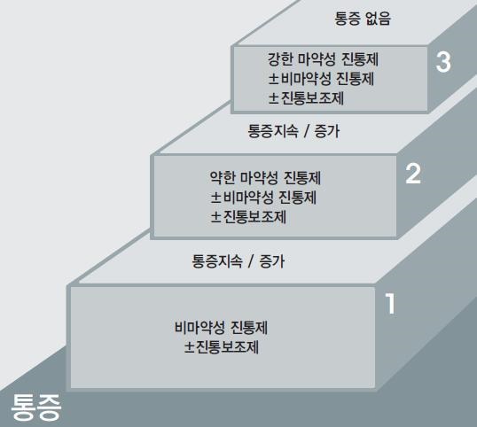 이미지: WHO 3단계 진통증 사다리