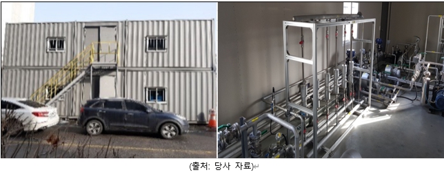 이미지: 한국지역난방공사 판교지사 LNG발전소 배가스 CO2포집설비