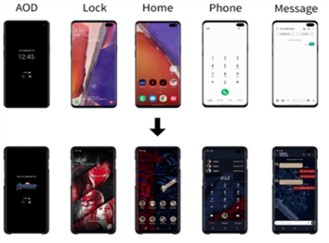 이미지: [사용자 콘텐츠 적용 전/후 주요 변화 1]