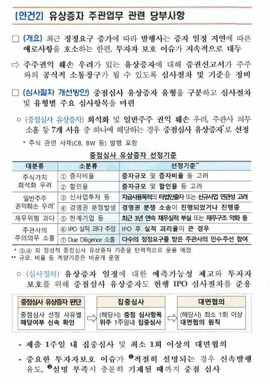 이미지: 유상증자 주관업무 관련 당부사항_1