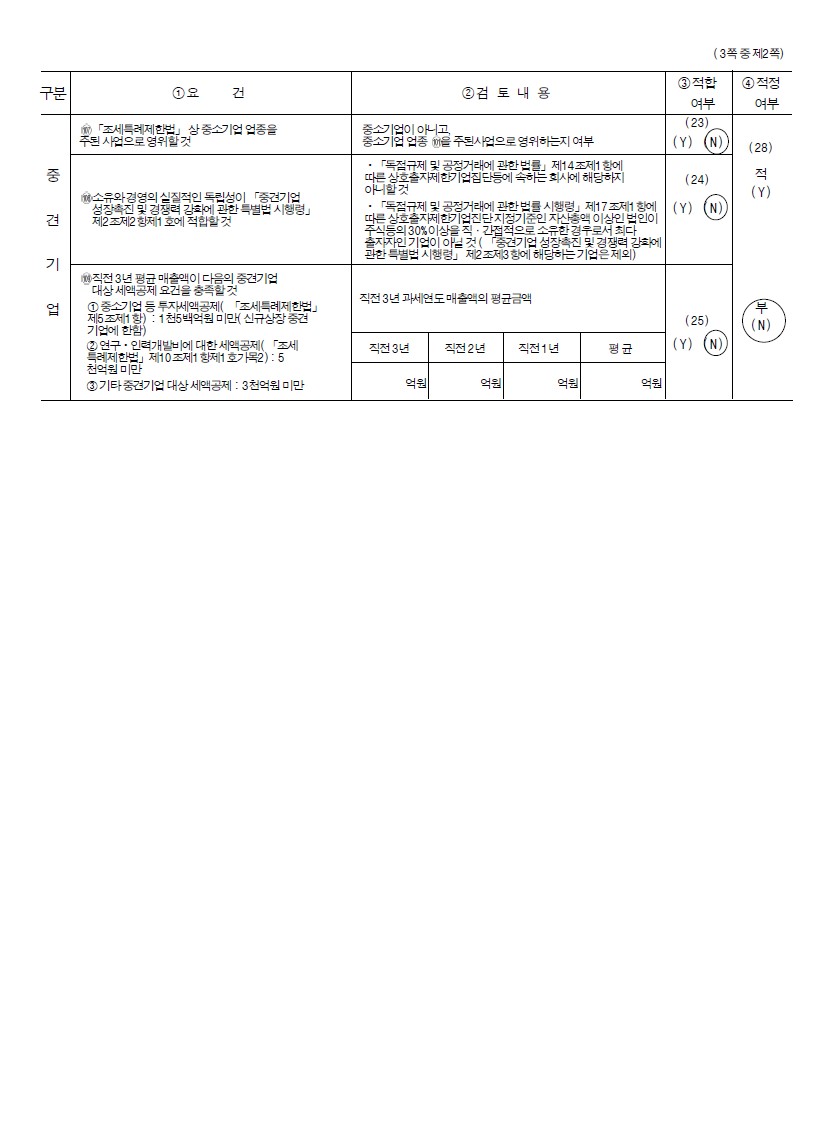 이미지: 중소기업등기준검토표2
