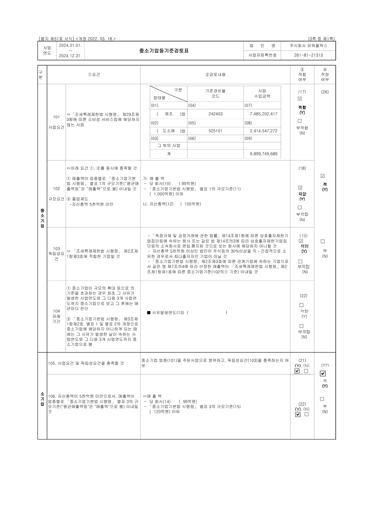 이미지: 중소기업기준검토표1