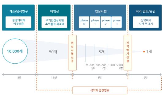 이미지: [신약 개발 단계]